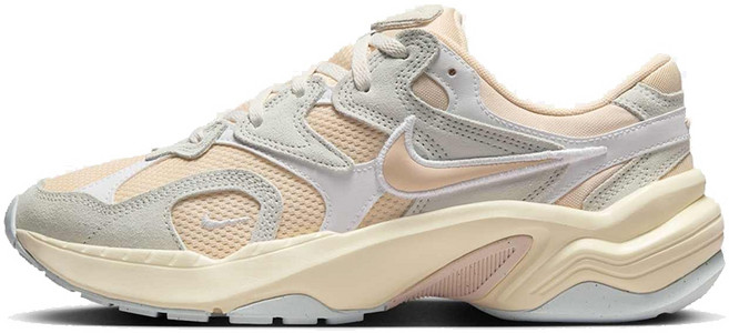 NIKE 女 運動休閒鞋 AL8 復古麂皮 灰米色