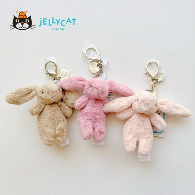 젤리캣 키링 베이지 블러쉬 튤립 바쉬풀 버니 백참 열쇠고리
