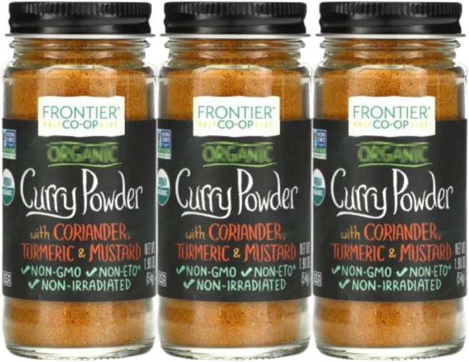 Frontier Co-op 오가닉 카레 파우더 고수 강황 머스타드 함유 54g 1개, 3개 - 쿠팡