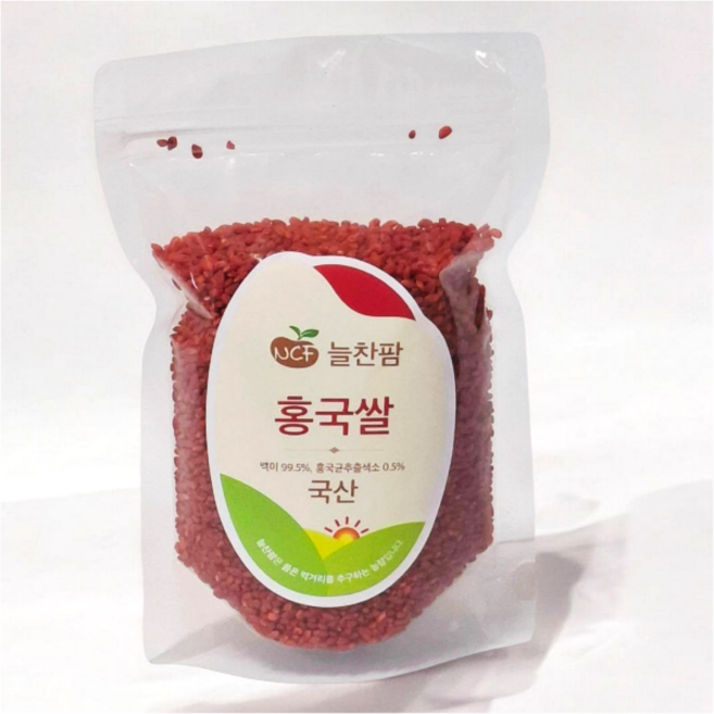 홍국쌀 25년산 % 국내산 발효 건강쌀 늘찬팜, 1kg, 1개