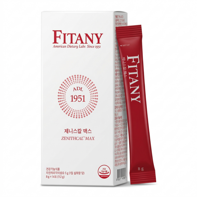 [FITANY] 피타니 제니스칼 맥스 차전자피 식이섬유, 1박스, 112g