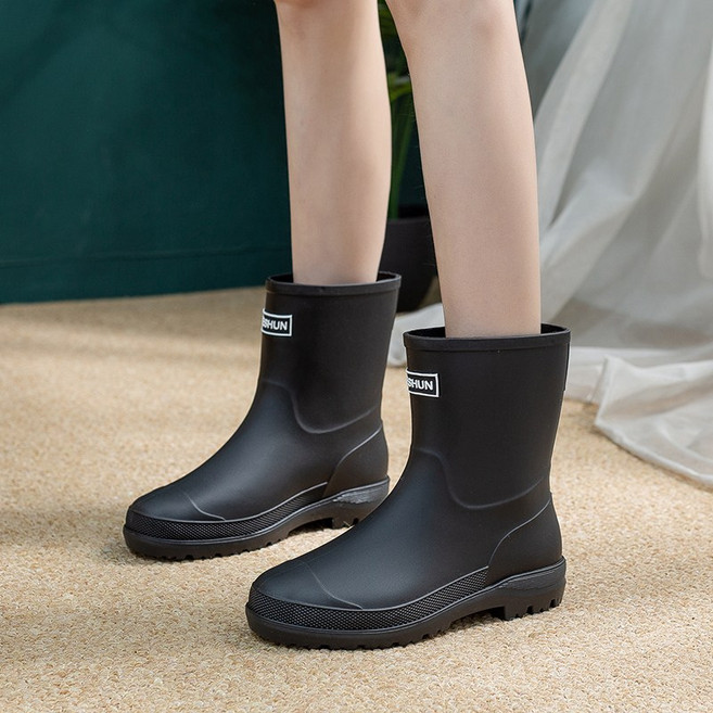 여성용 트렌디 외출용 레인부츠