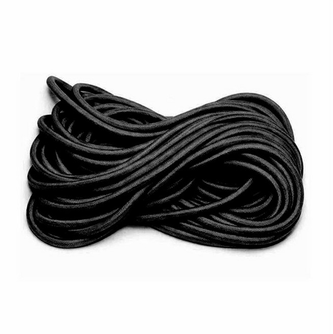 [청라핸즈] 머리방울 고무줄 마스크끈 2mm 블랙 (11-154)