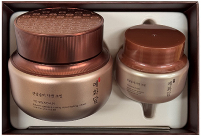 더페이스샵 예화담 천삼송이 자생크림 기획세트 (50ml+30ml), 1개