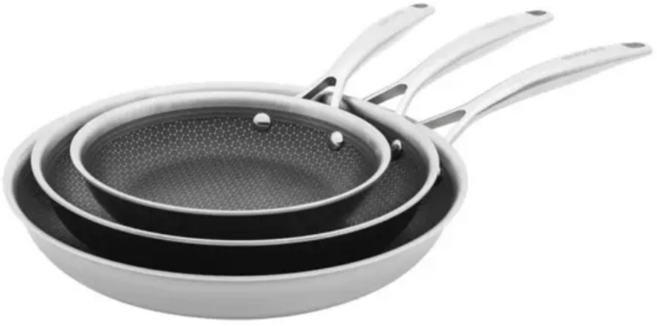 헹켈 프라이팬 세트 3P (20/26/30cm) 알루미늄 코팅 플레어 림 디자인, 1세트