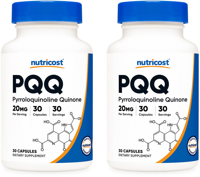 뉴트리코스트 PQQ 20mg 30캡슐, 2개, 30정