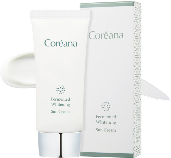 [끈적임X/생기톤업]코리아나 발효화이트닝 선크림 50ml, 1개