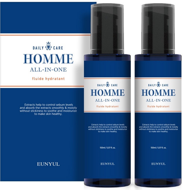 은율 데일리 케어 옴므 올인원, 150ml, 2개