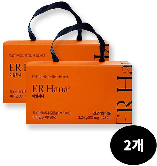 이알하나 ERr731 여성 갱년기 영양제, 1개, 56정