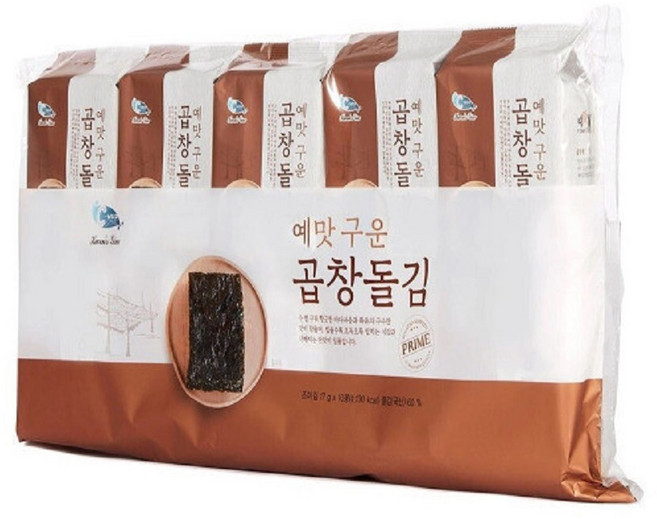 예맛 구운 곱창돌김 C-WEED 조미김 17g x 10개 코스트코, 예맛 구운 곱창돌김 도시락김 17G X10봉