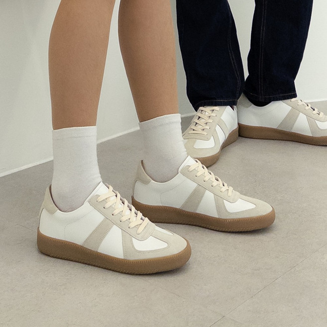 위드스텝스 독일군 스니커즈 남녀공용 남자키높이운동화 여자국산수제화