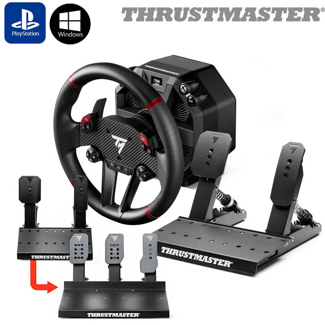 트러스트마스터 T598 다이렉트 드라이브 레이싱휠 + RACELINE LC UPGRADE KIT(PS5 PC용), 1개, T598 + RACELINE LC UPGRADE KIT
