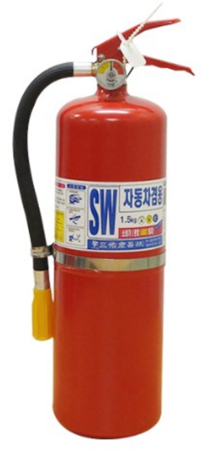 토탈소방안전 삼우산기 올국산 ABC 1.5K 가정용 차량용 분말소화기, 1개, 1.5kg