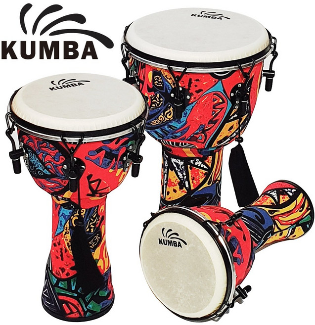 KUMBA 쿰바 10인치 튜너블젬베 트라이벌 FZG1062 가방포함, 1개