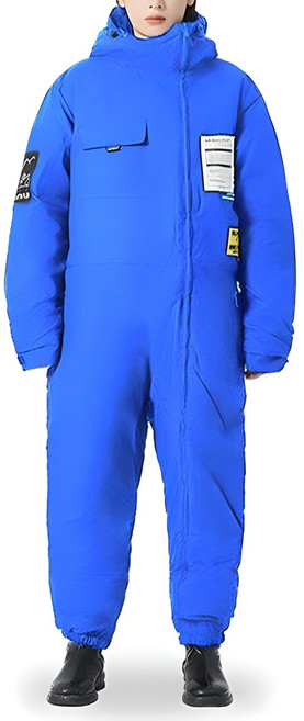 켓와일로 오토바이 겨울 방한우주복 C20, 블루