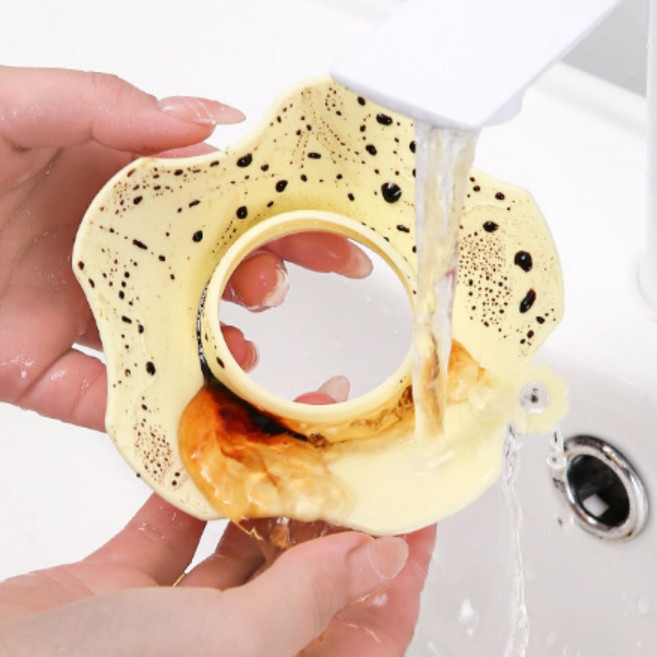 솔레르 위생적인 실리콘 손목세안밴드, 옐로우, 2세트