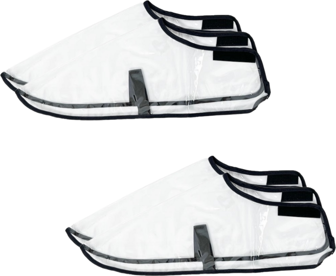 미용사 신발 커버 미용실 염색약 보호 덮개 1+1