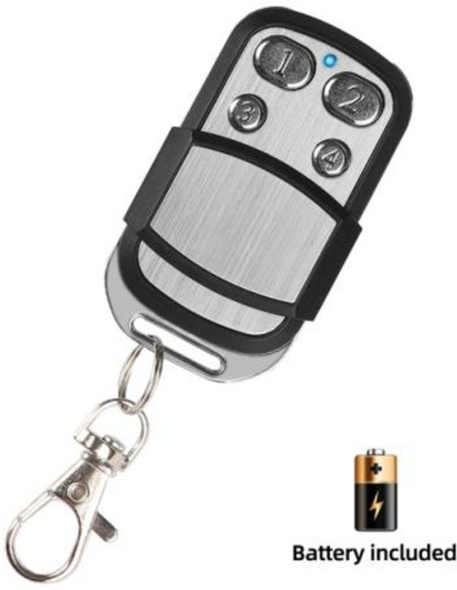 433MHz Copy Remote Control 범용 차고 도어 원격 자동차 키 복사기 스마트 홈 4 버튼 전자 게이트 제어 433MHz 복사, 3) 1234 Button