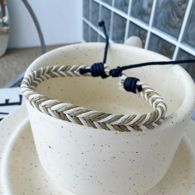 MOOLDN 심플 매듭 소원팔찌 행운팔찌 우정 수능 실팔찌 끈팔찌 커플 팔찌 발찌 (9colors)