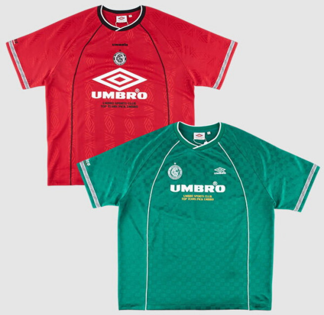 [엄브로] HBL BLOKE OG 스트라이프 자카드 저지 반팔 티셔츠 UQ221CRJ51