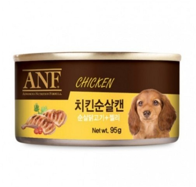 ANF 강아지캔 24개 1박스 모음, 치킨순살맛, 95g, 12개
