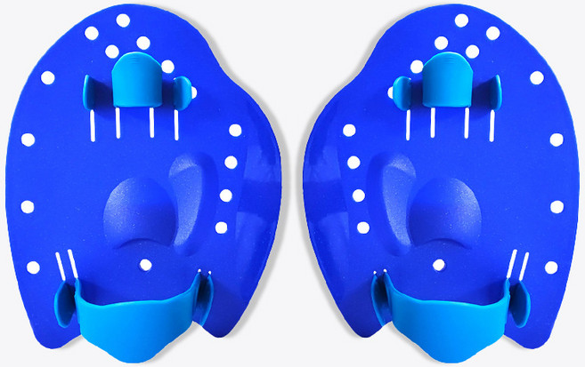 경량 수영패들 핸드패들 캐치업 손 훈련 핸드 손물갈퀴 수영물갈퀴 자세교정 수영훈련용품 수영보조장비(자유형/버터플라이 장비), 블루[레귤러 스타일]