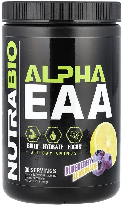 뉴트라바이오랩스 알파 EAA 블루베리 레모네이드 395g(0.87lb), 0.87 lb, 1개, 395g - 쿠팡
