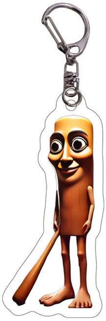 로앤제이 이탈리안 브레인롯 아크릴 키링, 1개, 4. 퉁퉁퉁 사후르