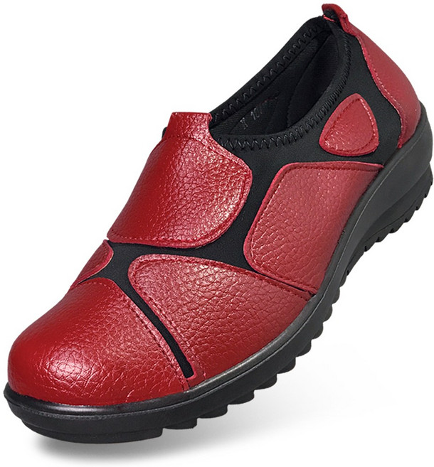 마마슈 여성 스판 단화 플랫 슬립온 엄마 할머니 A20F