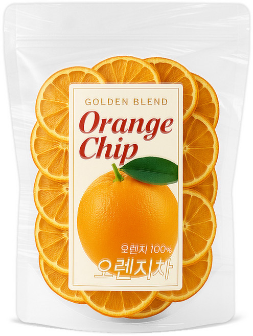 골든블렌드 100% 자연그대로 상큼한 건조 오렌지칩, 1개, 100g