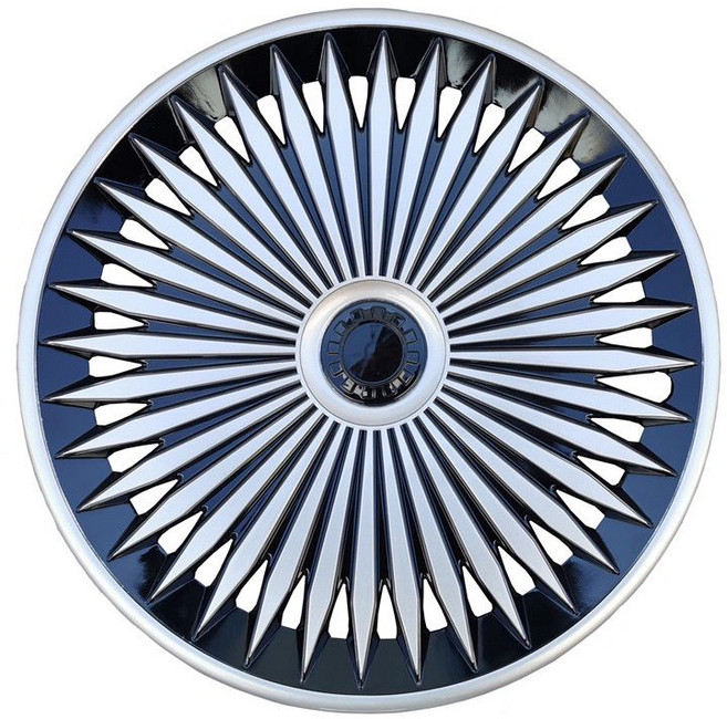 휠커버 휠캡 커버 17인치 16인치 튜닝 세트 차량용 4개 15인치, 14인치 팬텀-실버블랙