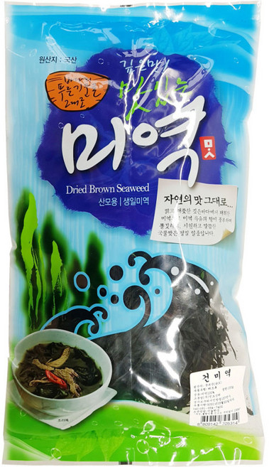 진도건해몰 최상품 완도 금당도 산모미역 건미역 햇미역, 150g, 1개, 150g