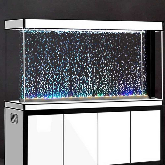 어항 에어커튼 산소 수족관 기포기 발생기 공기 수조, 1. 24cm+공기펌프(30-40CM에 적합)