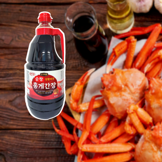 [당일출고] 아주존 순창명품 상황버섯 홍게간장 대용량 프리미엄, 1개, 1.8L