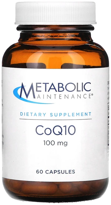 Metabolic Maintenance CoQ10 100mg 캡슐 60정 Maintenance (메타볼릭 메인터넌스), 1병, 1개 - 쿠팡