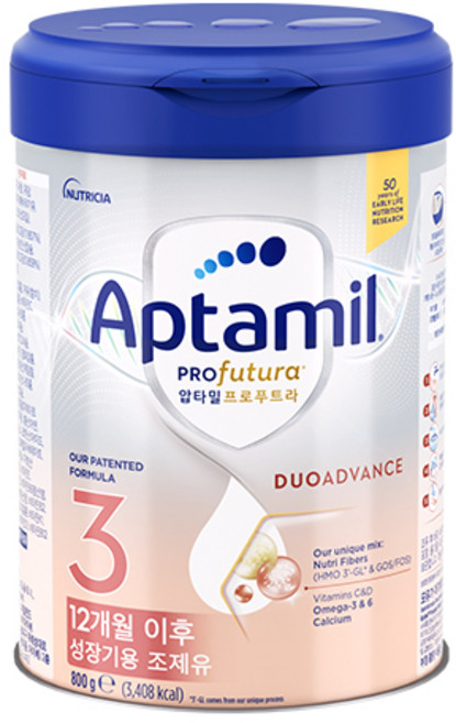 압타밀 프로푸트라 듀오어드밴스 분유 3단계, 800g, 1개