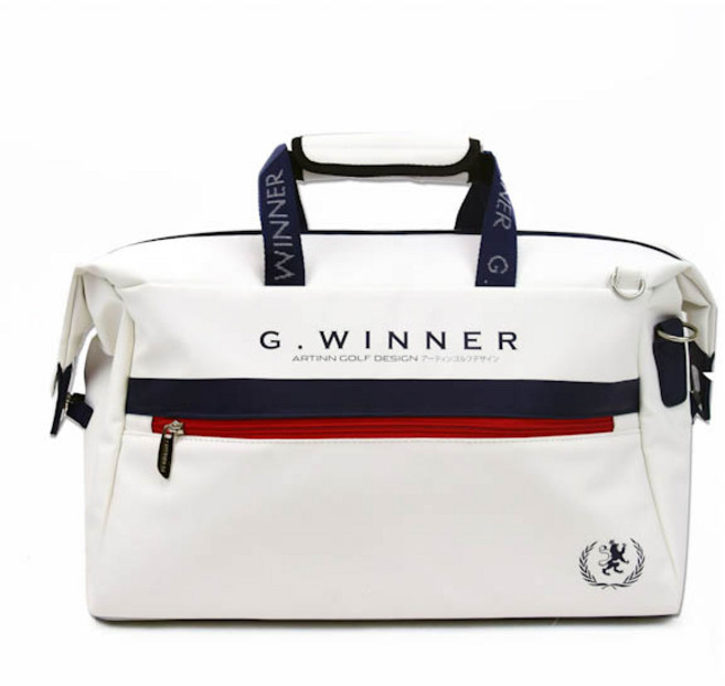G. WINNER 高爾夫球鞋袋, 白色, 1個