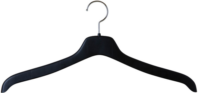 남성 어깨뿔방지 자켓 셔츠용 라운드 옷걸이, 30개, 검정