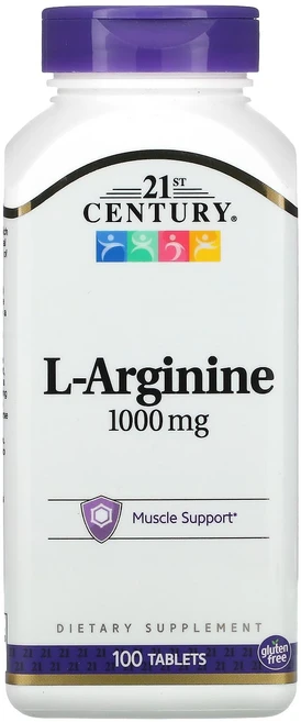 21st Century L-아르기닌 1000mg 100정, 1개 - 쿠팡