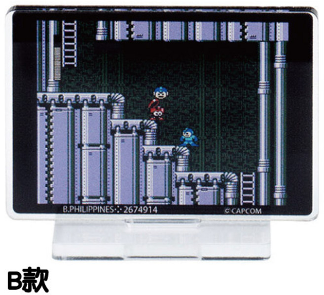 CAPCOM 洛克人場景壓克力立牌, 1個, B款/階梯場景3U490