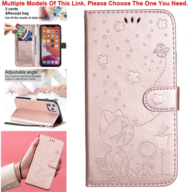 페달 도난 방지 지갑 가죽 케이스 구글 픽셀 6A 5G 7A 8A 9A 10 프로 XL 6 7 8 9 멀티 카드 커버, 15 Pixel 8, 06 Rose Gold