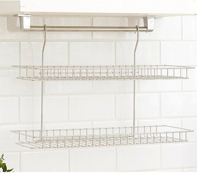 스텐 건조대 주공걸이 선반 특2단 접시꽂이 1개 공간분리선반 공간선반