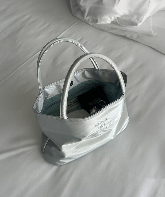 [무쿠앤에보니] Near Tote Bag _ Silver