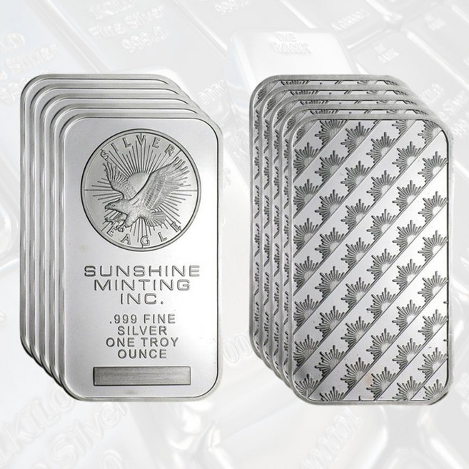 기념주화 실버 이글 바 1온스 선샤인 민팅 999 순은 1 트로이 온스 불리온 기념, 1pcs, KR Mainland, [02] 1pcs