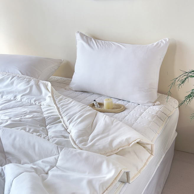 KURUA 알러지케어 먼지없는 항균 세미마이크로 차렵이불