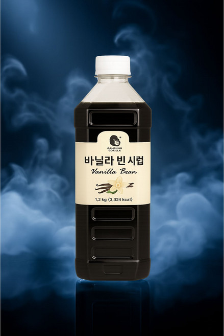 감성고릴라 프리미엄 바닐라 빈 시럽 1.2kg / 1병 (리얼 바닐라 캐비어), 1kg, 1개