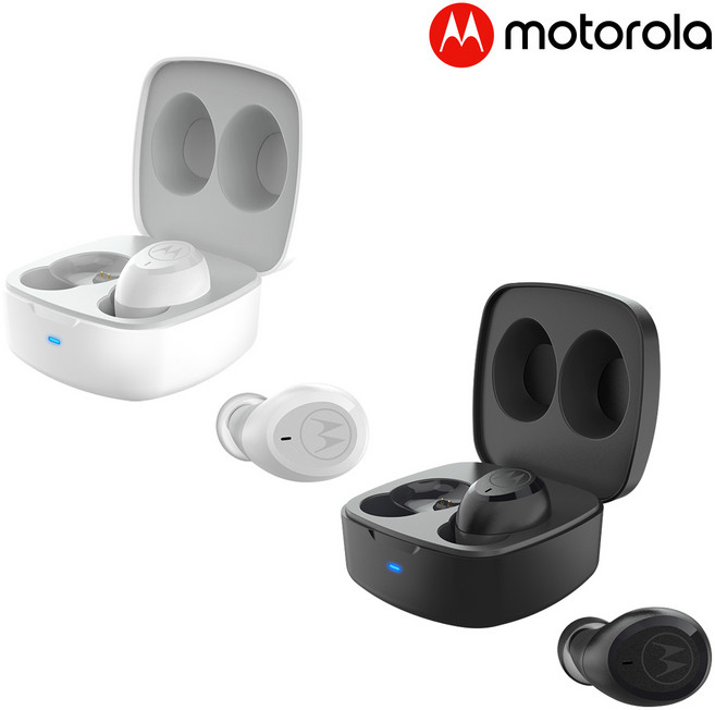 모토로라 모토버즈 100 완전 무선 블루투스 이어폰 MOTOBUDS100, 화이트MOTOBUDS100-WT, 1개
