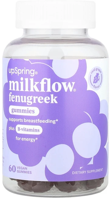 UpSpring Milkflow 호로파 구미젤리 생포도 비건 구미젤리 60개, 1개, 60정 - 쿠팡
