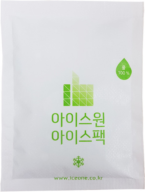 아이스원 젤 아이스팩 완제품 초 미니 겔 얼음팩 휴대용 부직포 반제품 개별 12x17 15x20 16x24, 1개, 1개입