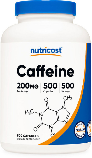 뉴트리코스트 카페인 200mg 500캡슐 1병, 1개, 500정